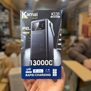 130,000mAH 60W PD Fast Powerbank K131