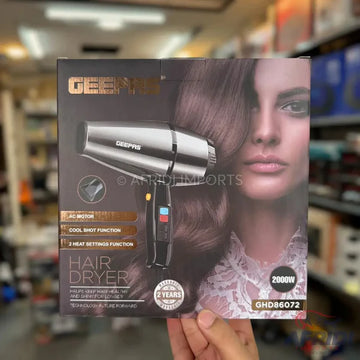 Geepas Hair Dryer || Original Product + 2-Year Local Warranty