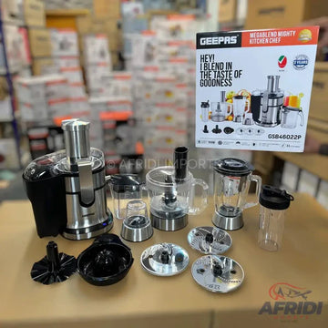 Geepas Megablend Mighty Kitchen Chef Food Factory || Original Product + 2-Year Local Warranty